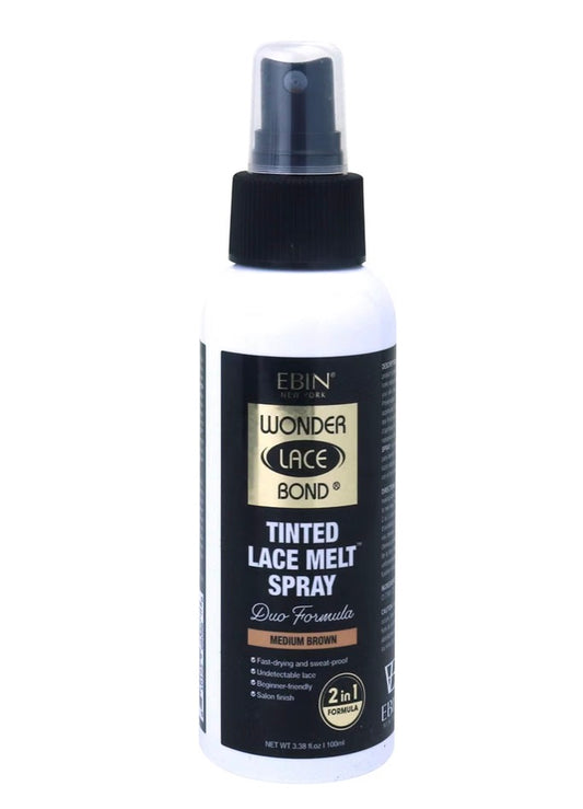 Ebin Wonder Lace Bond Tinted Lace Melt, Medium Brown, 3.38oz