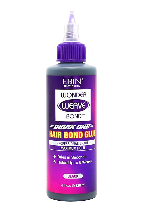 EBIN NEW YORK Wonder Weave Bond Hair Bond Glue 4oz Black