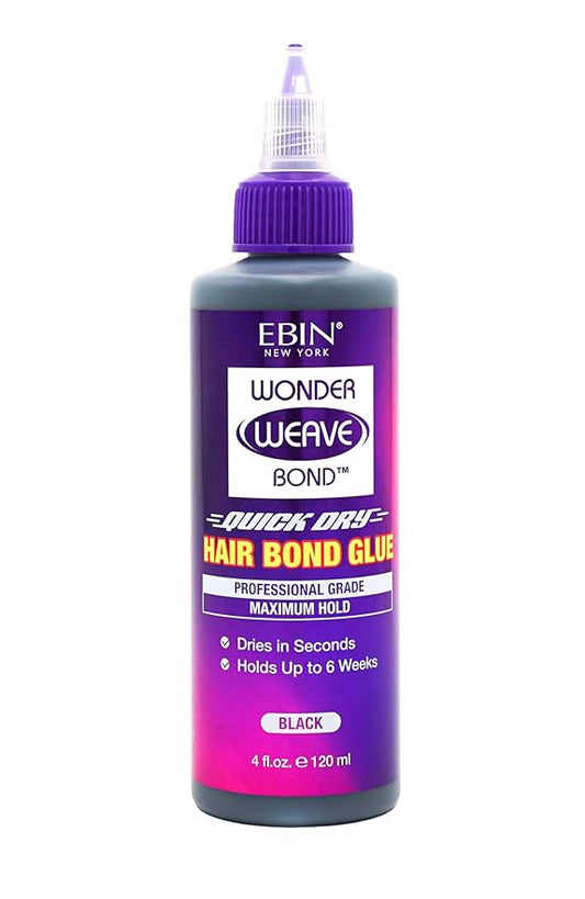 EBIN NEW YORK Wonder Weave Bond Hair Bond Glue 4oz Black
