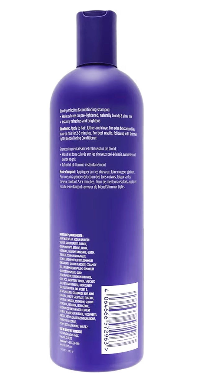 Clairol Professional Shimmer Lights Purple Shampoo 16oz