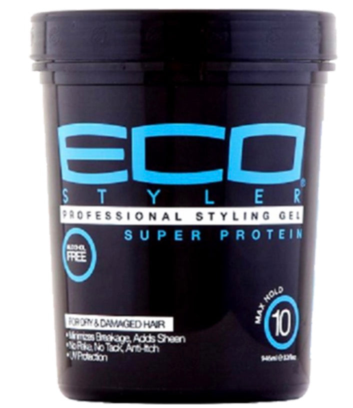 Eco Style Gel Professional Styling Gel Super Protein 32oz