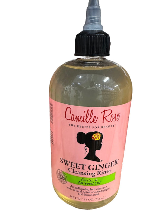 Camille Rose The Recipe For Beauty SWEET GINGER Cleansing Rinse Castor and Aniseed Oil.