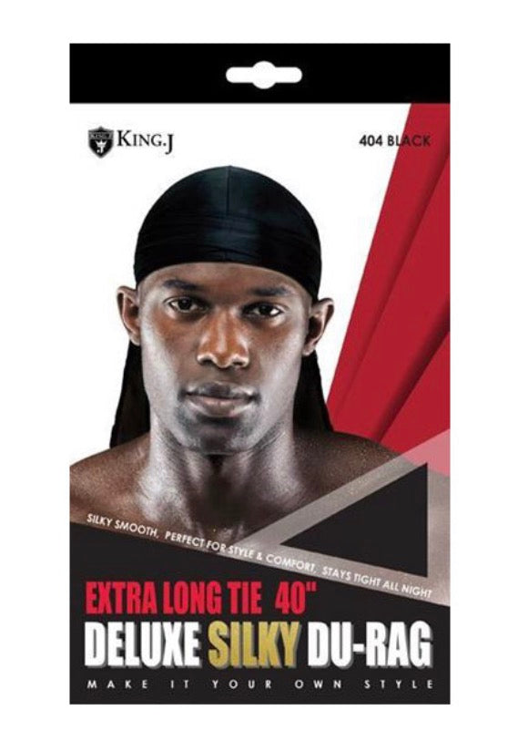 Silky Deluxe DuRag Black 40”