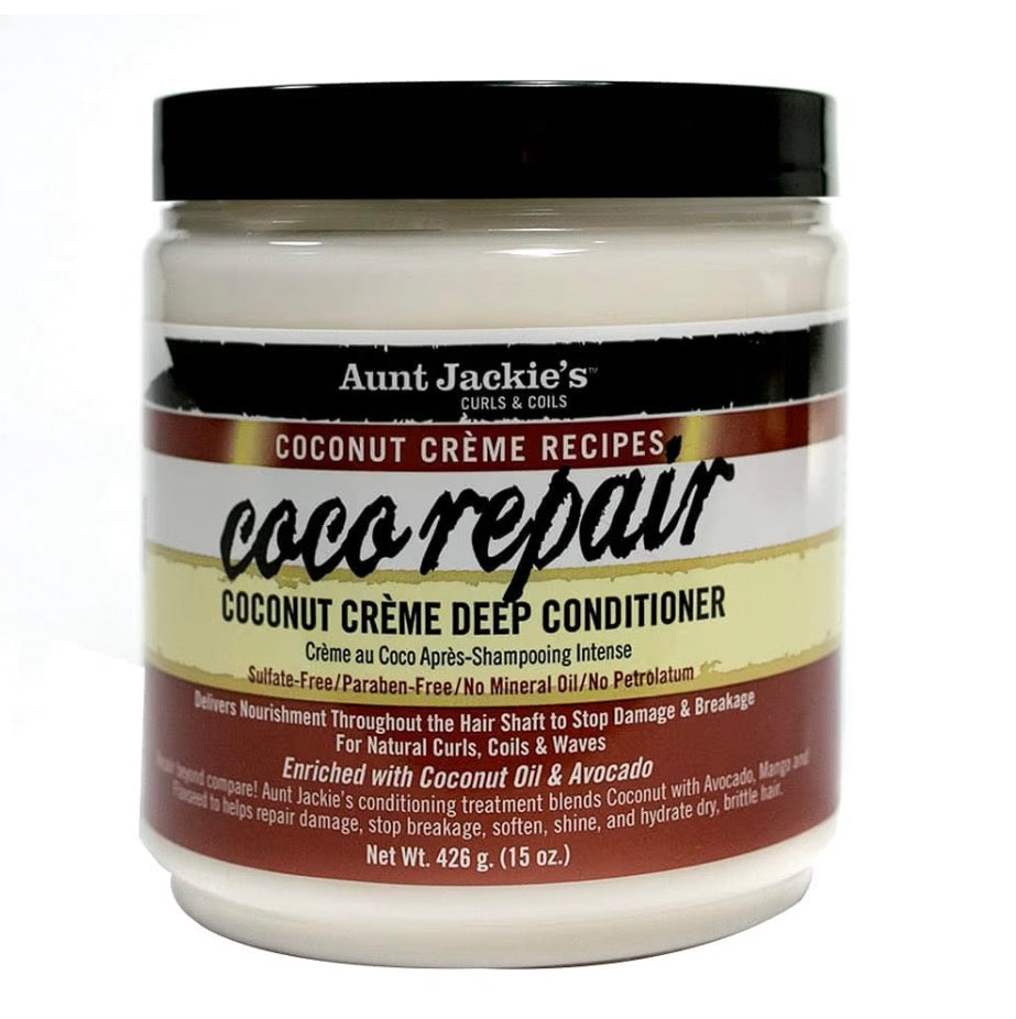 Aunt Jackie's Coco Repair Coconut Creme Deep Conditioner, 15oz