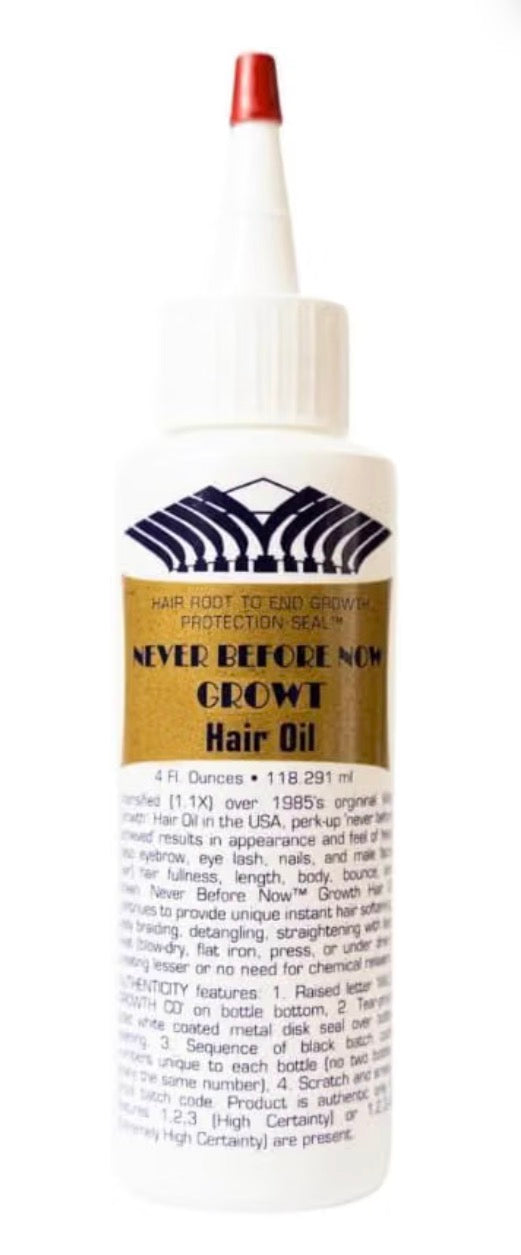 Wild Growth Never Before Now Hair Oil 4oz