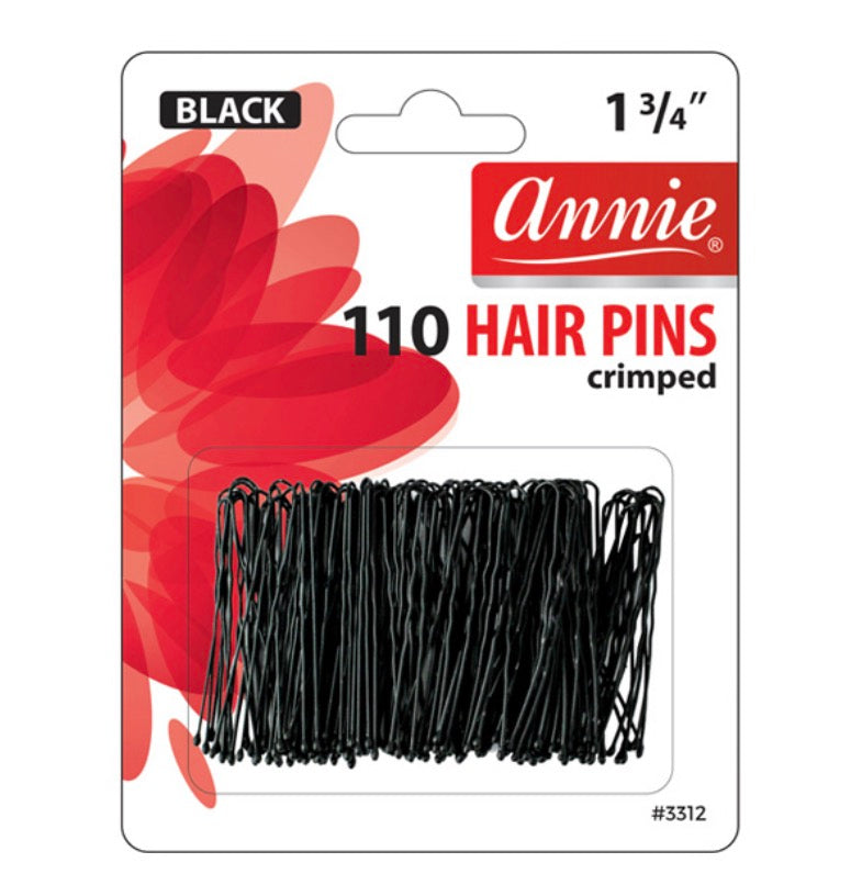 Annie 110 Hair Pins 1 3/4" Black