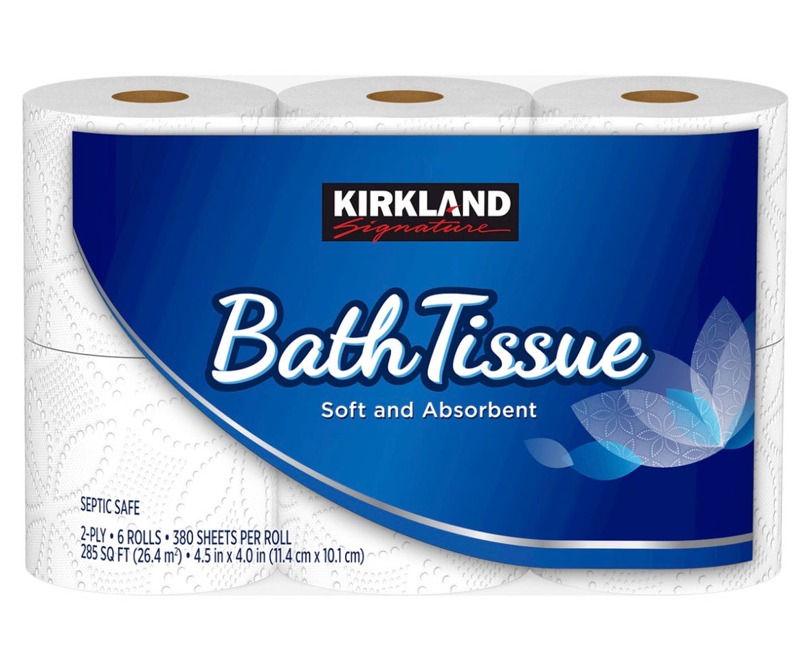 Kirkland Signature Bath Tissue, 6 Rolls