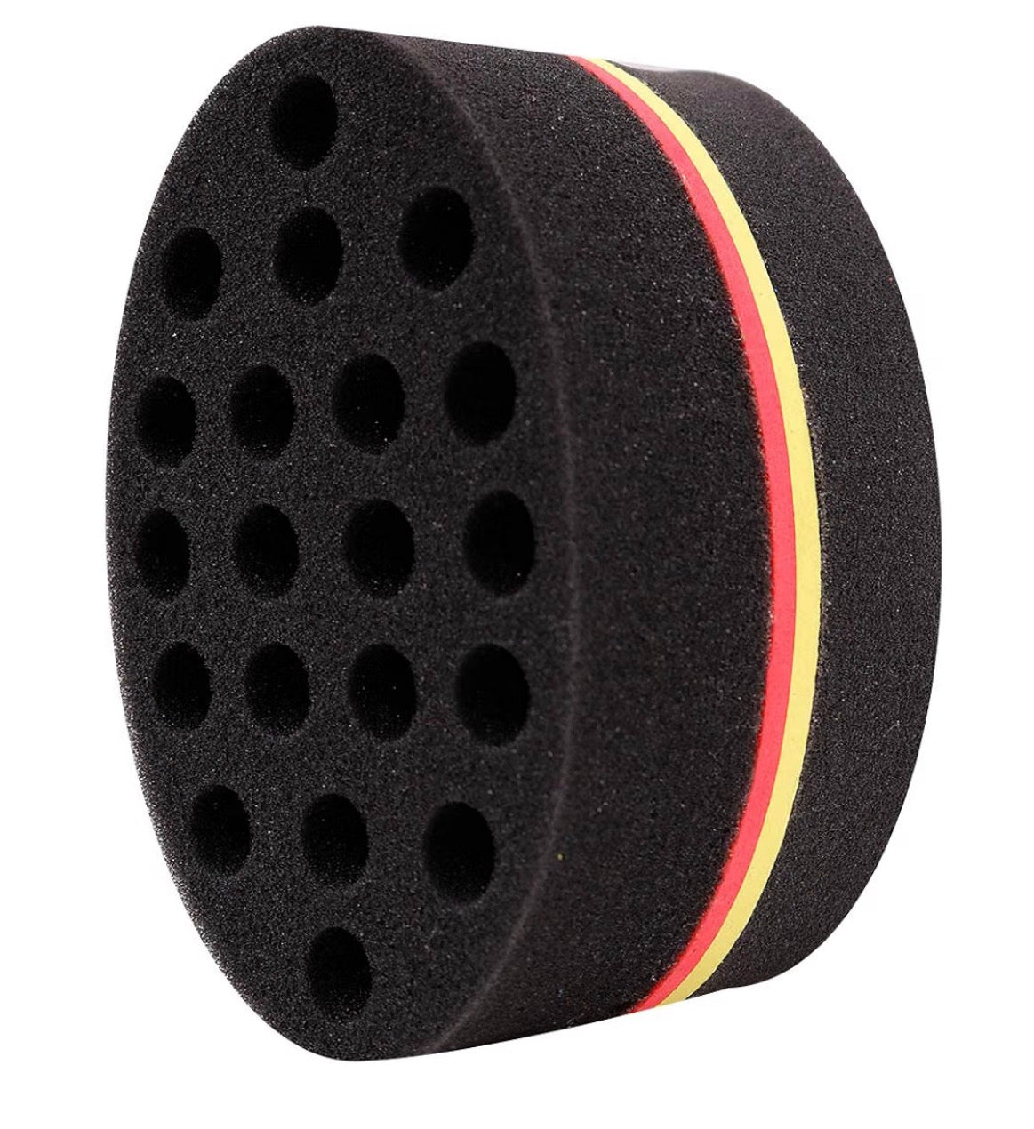 Black Barber Hair Brush Sponge, Barber Tool for Dreads Afro Locs Curl Coil