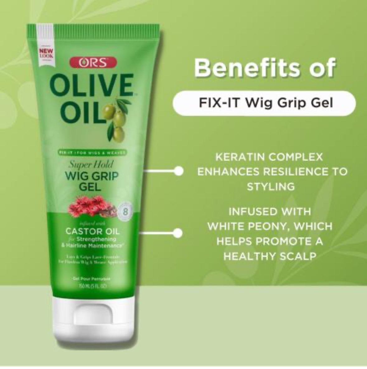 ORS Olive Oil Fix-It Super Hold Wig Grip Gel 5oz/150ml