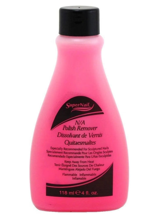 SuperNail (Super Nail) Non-Abrasive Nails Polish Remover Pink, 4oz