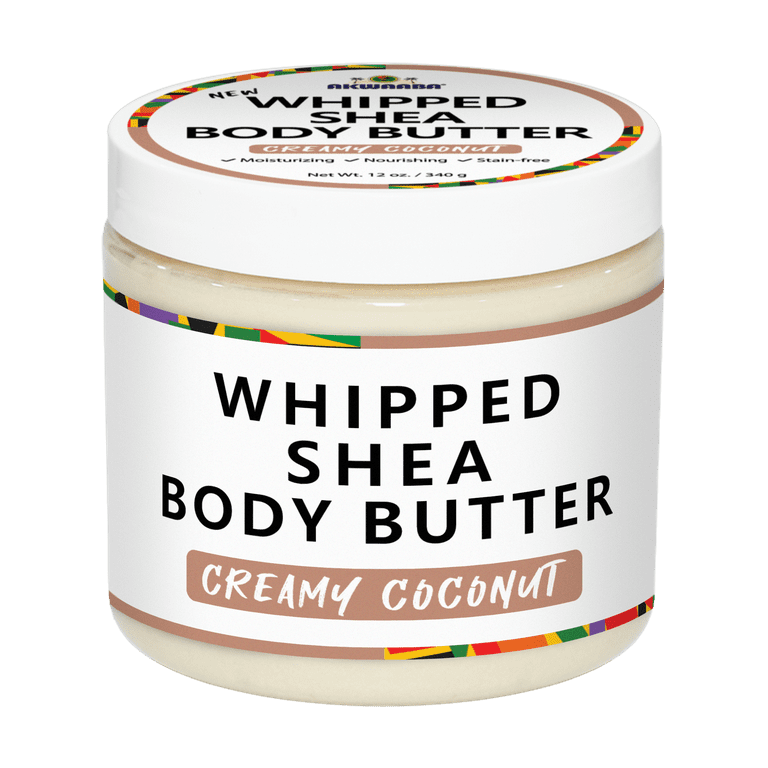AKWAABA Whipped Shea Body Butter Creamy Coconut