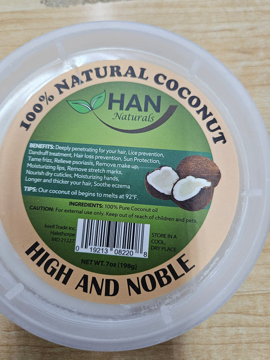 HAN Natural Coconut Butter 7oz