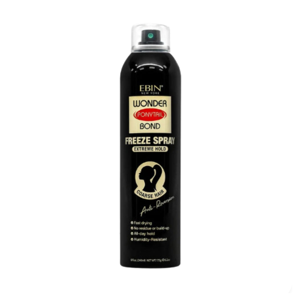 EBIN NEW YORK WONDER PONYTAIL BOND FREEZE SPRAY EXTREME HOLD 8OZ