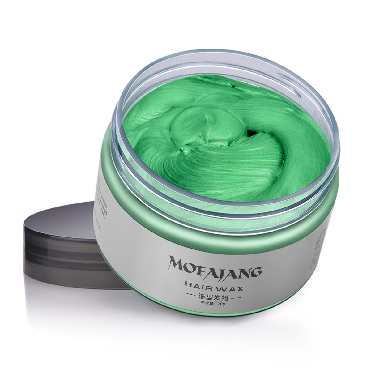 MOFAJANG Unisex Hair Wax Color Dye Styling Cream Mud (Green)