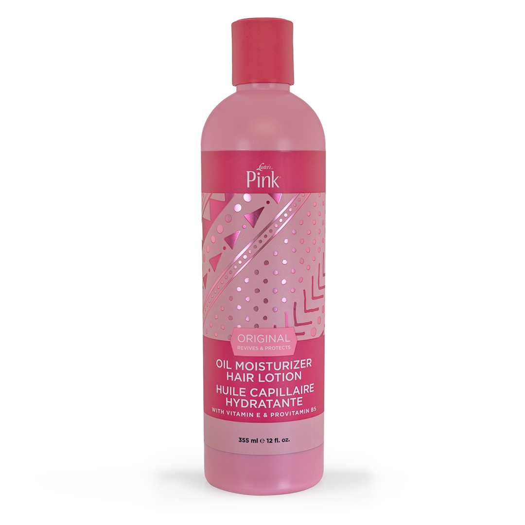 Lusters Pink Oil Moisturizer Hair Lotion For Medium And Coarse Hair Textures 8 oz