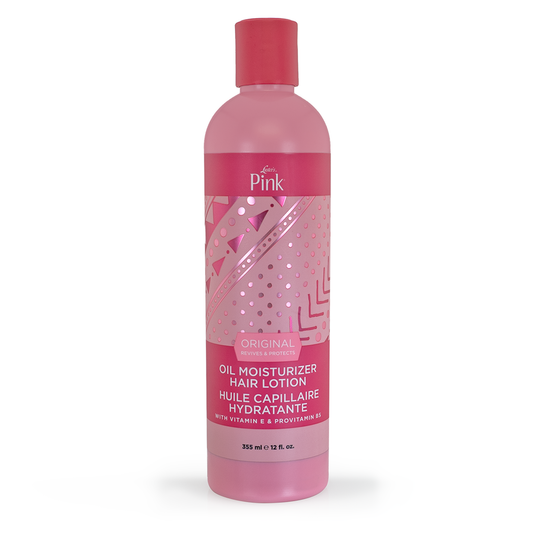 Lusters Pink Oil Moisturizer Hair Lotion For Medium And Coarse Hair Textures 12 oz