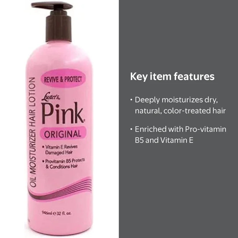 Luster's Pink Oil Moisturizer 32oz