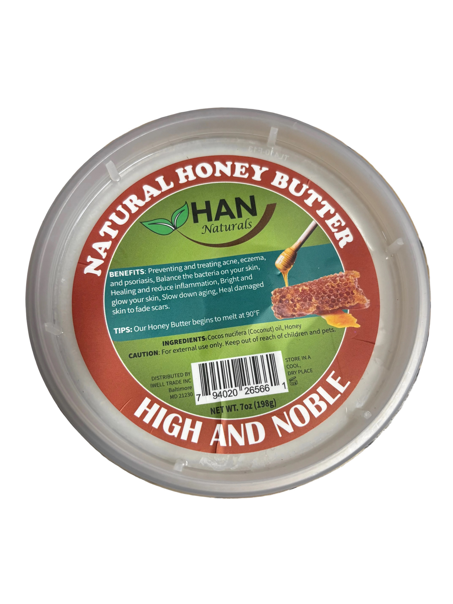 HAN Natural Honey Butter 7oz