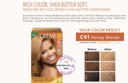 Creme Of Nature Honey Blonde 10.0