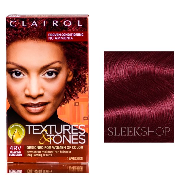 Clairol Texture & Tones Blazing Burgundy 4RV