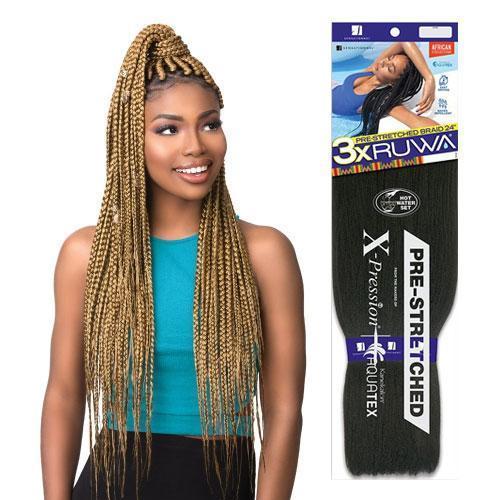 Sensationnel African Collection 3X Ruwa Pre-Stretched Braid 24 Inch