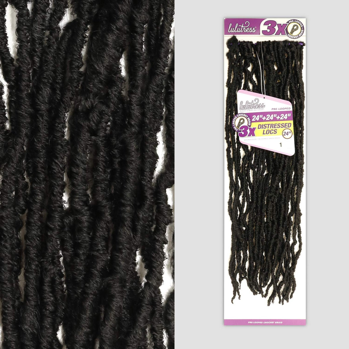 Lulutress Distressed Locs 24"