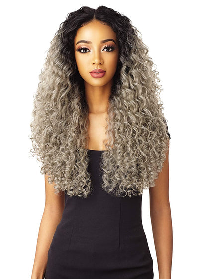 Sensationnel Synthetic Cloud 9 Vixen Multi Part Swiss Lace Front Wig - DEEP SPIRAL 24"